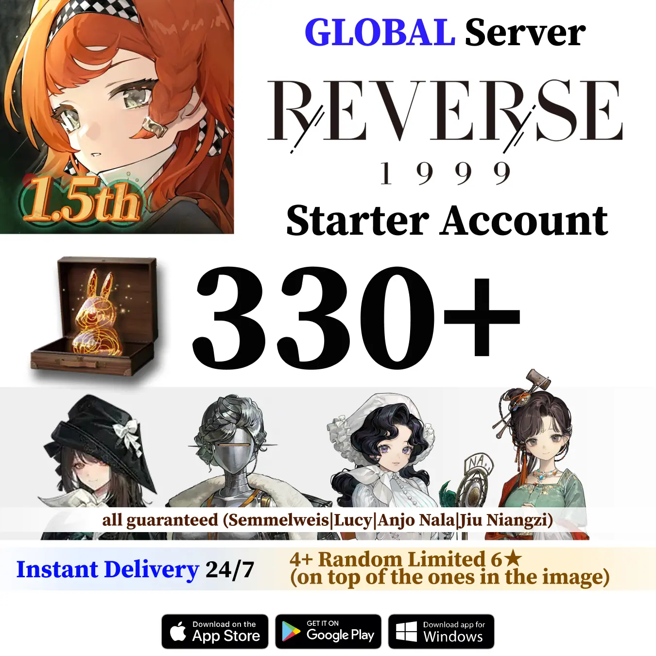 Reverse: 1999 Reroll & Starter Accounts for Sale